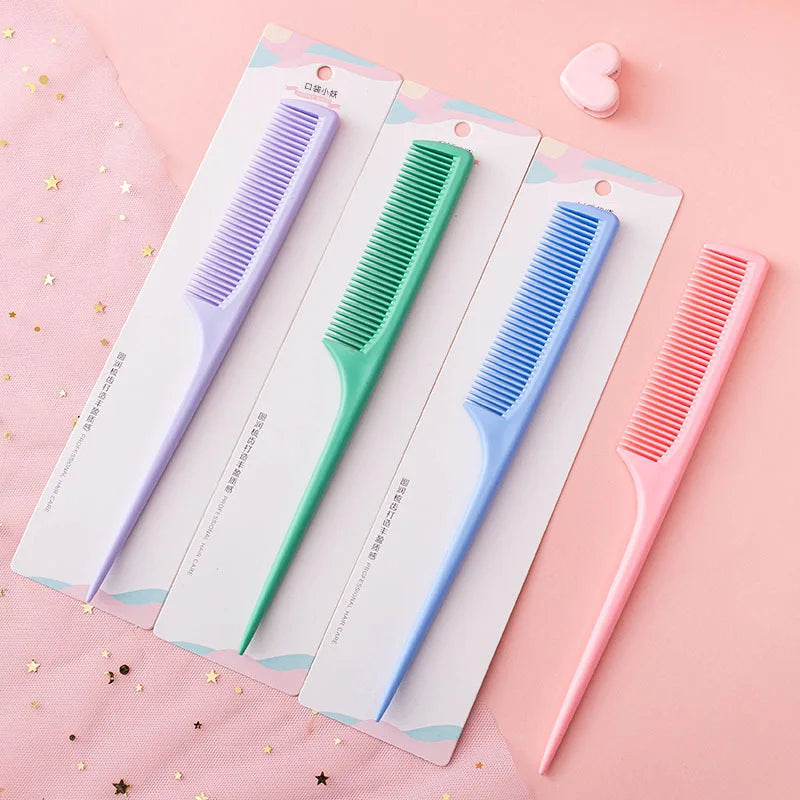 Plastic Pick Hair Distribution Comb - Pointed Tail